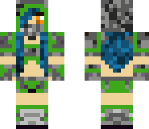 hooded warrior girl