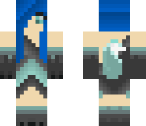 blue wolf girl
