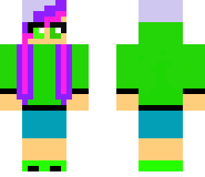 pink and purple hair