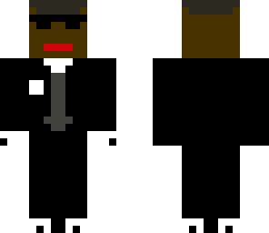 man in black