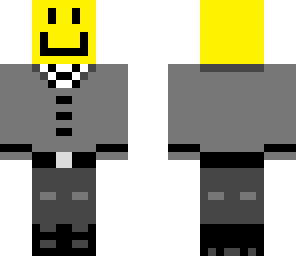 smiley in a tux