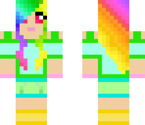 rainbow girl