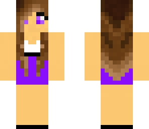 cute girl purple dress