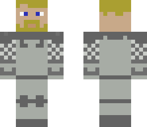 brave knight without helmet
