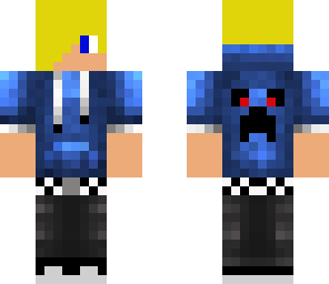 blue hoodie boy