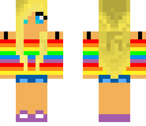 rainbow girl