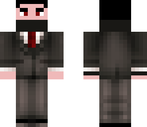 masked guy in a suit