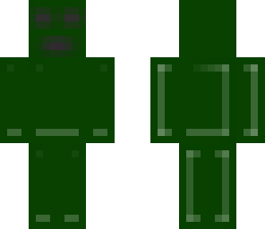 block mini endermen green ojos morados