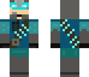 finished futuristic warrior