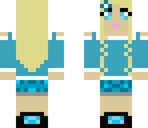 blue and blonde