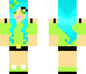 green and blue