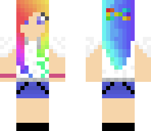 cute rainbow girl