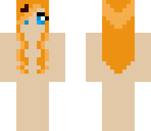 orange hair template