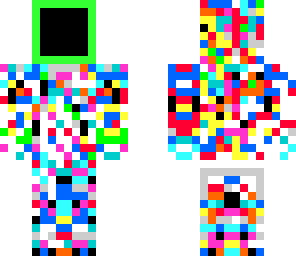 polka dot screen face man