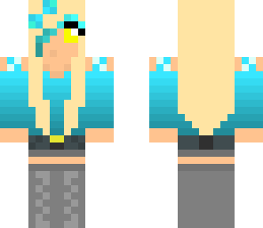 cute blue girl