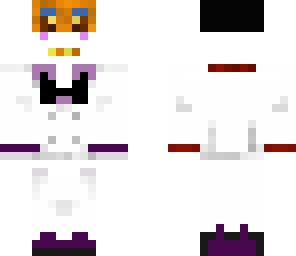 snow guy with enderman hat  and other stuff