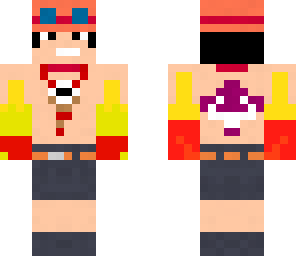 one piece ace prendido