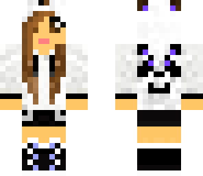 brown eye panda girl