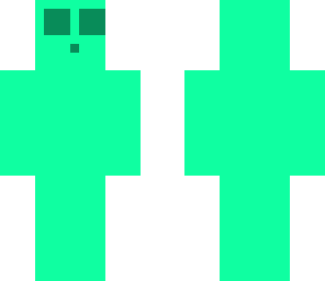 turquoise slime guy