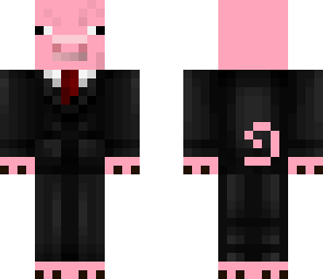 pig in a tux