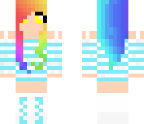 cute rainbow girl