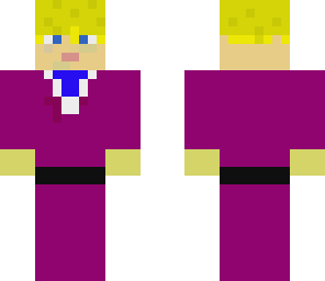 purple tux