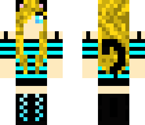 blond catgirl