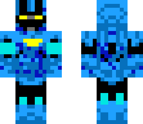 blue iron man