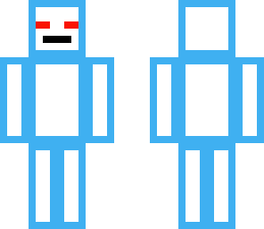 blue boxy robot