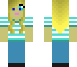 girl in blue