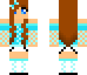 blue girl
