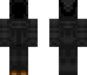 mysterious black robe