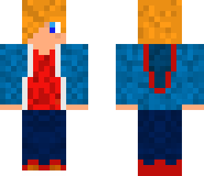 red and blue hoodie kid