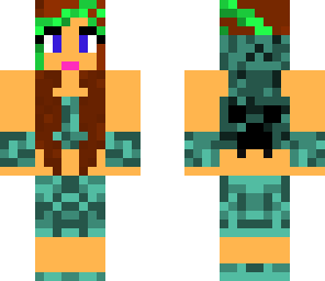 creeper girl-blue