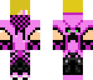 pink boy with blond hair 