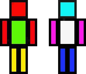 3d man multi color