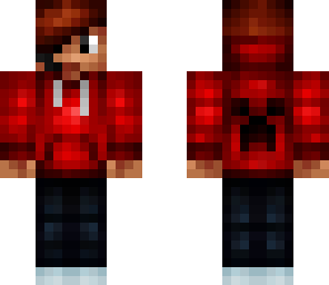 red creeper hoodie guy hd