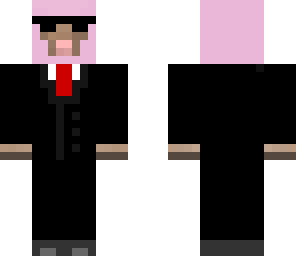 pink sheep in a suit
