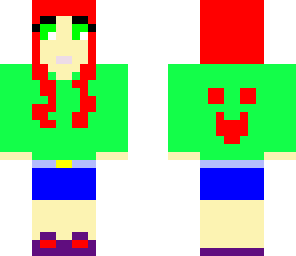 happy creeper girl