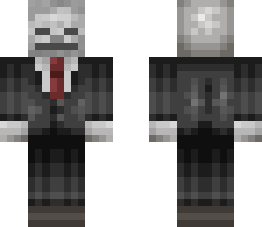 skely in a suit
