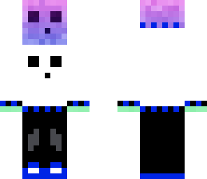 rainbow slime in hoodie