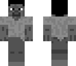 black and white steve