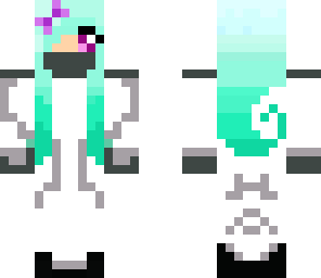 cute ninja girl blue