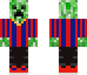 creeper in red and blue