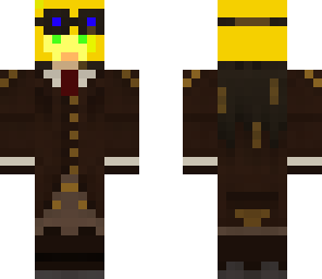 steampunk captian with goggles