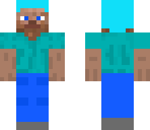 blue hair steve