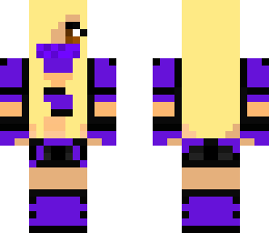 purple girl ninja
