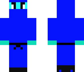 blue man