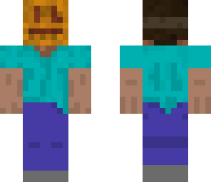pumpkin costume steve