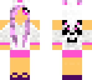 pinky purple panda